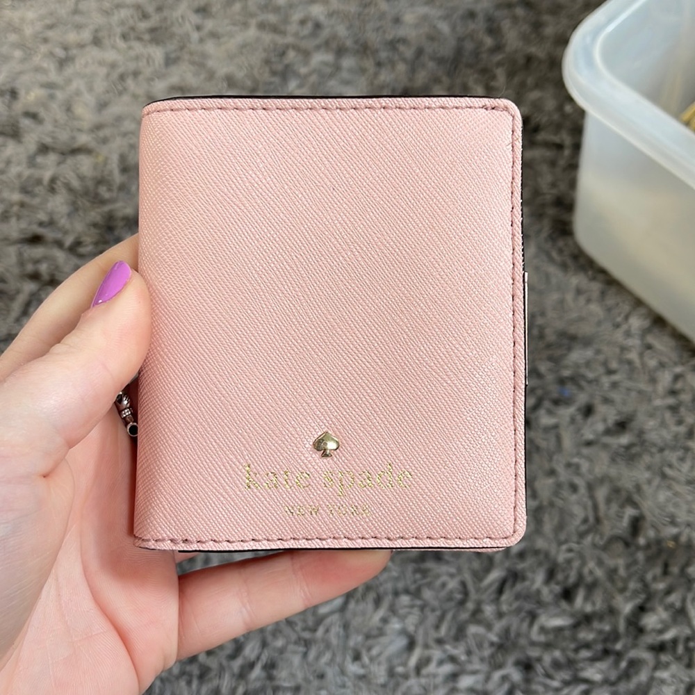 Small Pink Kate Spade Bifold Wallet